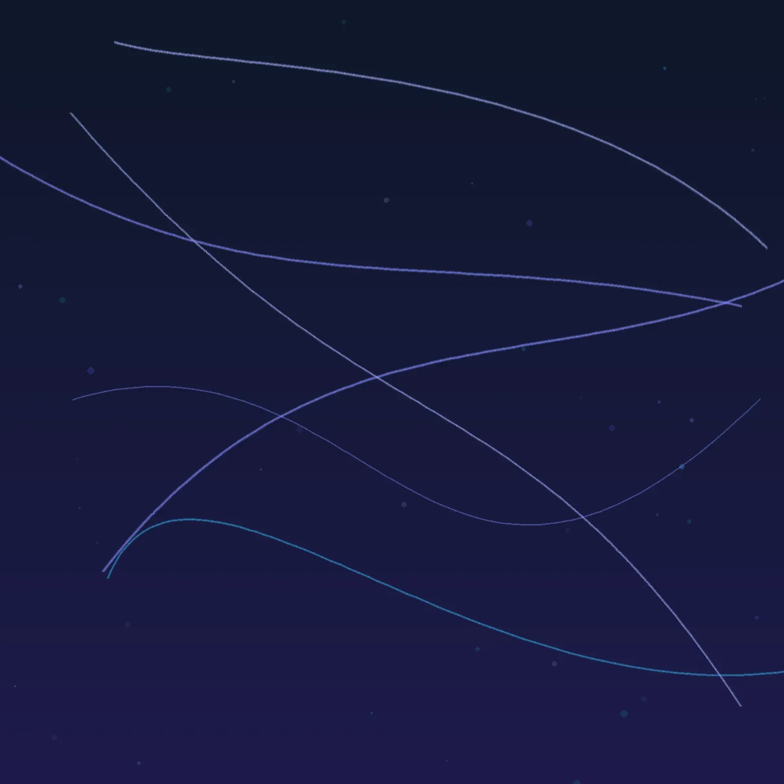 Abstract visualization of network data flow