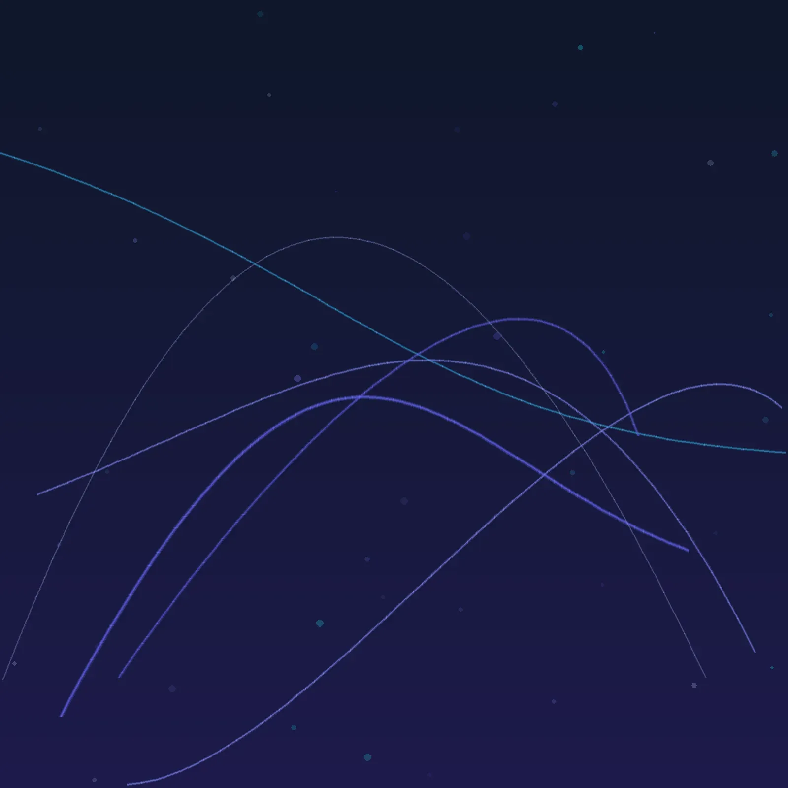 Abstract visualization of high-speed connectivity